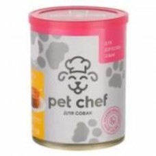Консерва для всех пород Pet Chef паштет с курицей 800 г