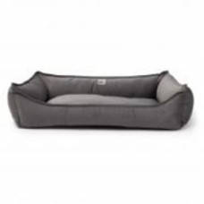Лежак PETBED Velor Комфорт L 100x70x25 см темно-серый