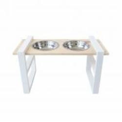 Миска двойная 10 центів для Джека №1 L/XL 2х1250 мл белый Миска двойная 10 центів для Джека №1 L/XL 2х1250 мл белый