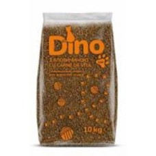 Корм сухой для взрослых котов Dino с говядиной 10 кг