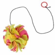 Игрушка для котов Koopman Мячик с мятою на резинке 10*4*15см