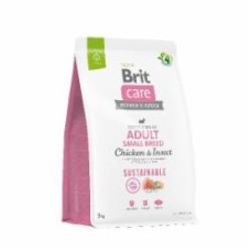 Корм сухой для малых пород Brit Care с курицей и насекомыми 3 кг