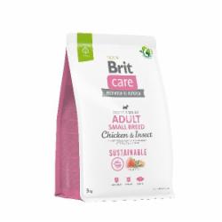 Корм сухой для малых пород Brit Care с курицей и насекомыми 3 кг