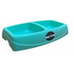 Миска 4DOG DELUXE зеленая двойная 0,40 л