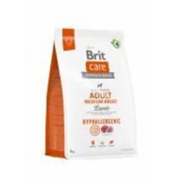 Корм сухой для средних пород Brit Care Hypoallergenic Adult с ягненком 3 кг