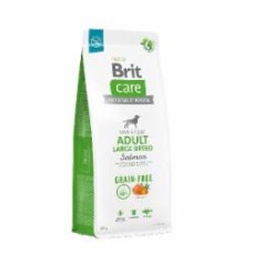 Корм сухой беззерновой для больших пород Brit Care Grain-free Adult Large Breed с лососем 12 кг