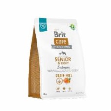 Корм сухой беззерновой для всех пород Brit Care Grain-free Senior & Light с лососем 3 кг