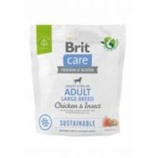 Корм сухой для больших пород Brit Care Sustainable Adult Large Breed с курицей 1 кг