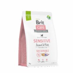 Корм сухой для всех пород Brit Care Sustainable Sensitive с рыбой 3 кг