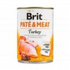 Консерва для собак для всех пород Brit Care Pate&Meat индейка 400 г