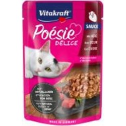 Консерва для котов Vitakraft Poesie Delice pouch сердечки в соусе 85 г
