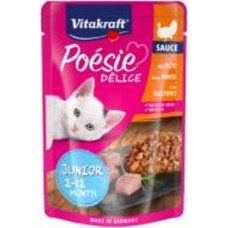 Консерва для котов Vitakraft Poesie Delice pouch индейка в соусе 85 г