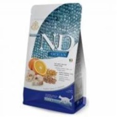 Корм сухой для котов Farmina N&D Ocean ADULT с треской и апельсином 1,5 кг