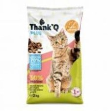 Корм сухой для котов ThankQ с курицей 2 кг
