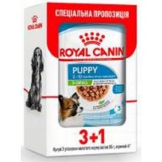 Корм влажный для малых пород Royal Canin Puppy X-Small 3+1 шт. 85 г