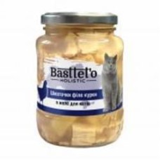 Корм для котов Basttet`o кусочки филе курицы в желе 360 г