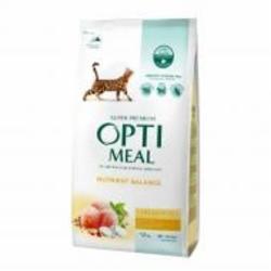 Корм сухой для котов Optimeal с курицей 1,5 кг