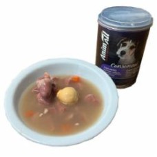 Консерва для всех пород AnimAll консоме с уткой, куриным сердцем и куриным желтком 375 г