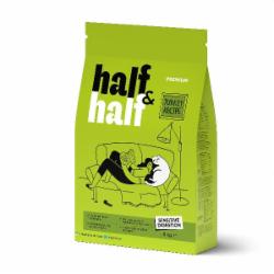 Корм сухой для кошек с чувствительным пищеварением Half&Half с индейкой 8 кг