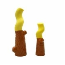 Игрушка для собак AnimAll GrizZzly ветка S желтая-коричневая