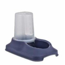 Миска Irak Plastics с контейнером для воды/корма 1,5 л синяя PT-200