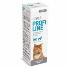 Спрей ProVET для кошек и собак Profiline от блох, клещей, паразитов, вшей, 30 мл