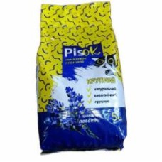 Наполнитель бентонитовый PisOk крупный №1 с ароматом Лаванды 5 кг