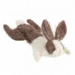 Игрушка для собак GiGwi Plush Заяц серый с белым 47 см