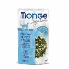 Корм влажный для котов Monge Adult тунец с киноа и морскими водорослями 80 г