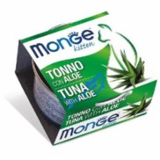 Корм влажный для котов Monge Adult тунец из алоэ 80 г