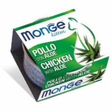 Корм влажный для котов Monge Adult курица с папайей 80 г