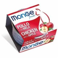 Корм влажный для котов Monge Adult курица с яблоком 80 г