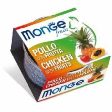 Корм влажный для котов Monge Adult курица с фруктами 80 г