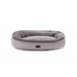Лежак Harley and Cho Donut L Gray Soft Touch 95х70 см 3102862