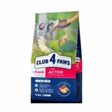 Корм сухой для средних пород Club 4 Paws Актив 5 кг