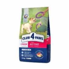 Корм сухой для малых пород Club 4 Paws Актив 5 кг