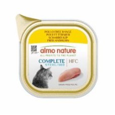 Корм влажный для котов Almo Nature HFC Cat Complete Sterilised, курица свободного выгула 85 г