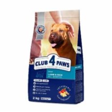 Корм сухой Club 4 Paws Premium для всех пород 