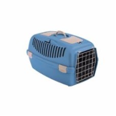 Переноска Stefanplast Gulliver 2 55х36х35 см металлическая дверь голубой