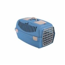 Переноска Stefanplast Gulliver 2 55х36х35 см пластиковая дверь голубой