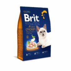 Корм сухой для котов, живущих в помещении Brit Premium By Nature Indoor с курицей 8 кг