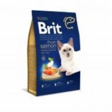 Корм сухой для котов Brit Premium By Nature с лососем 8 кг