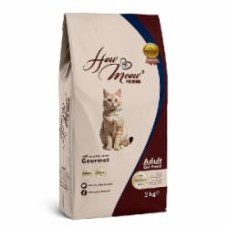 Корм сухой для котов How Meow Adult Gourmet ягненок, курица, рыба 2 кг