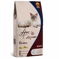 Корм сухой для котов How Meow Adult с курицей 15 кг