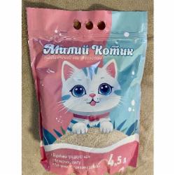 Наполнитель бентонитовый Милий котик 4,5 л