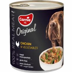 Корм влажный Carnie ORIGINAL Mono Protein с курицей и овощами 800 г
