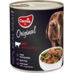Корм влажный Carnie ORIGINAL Mono Protein с говядиной и овощами 800 г