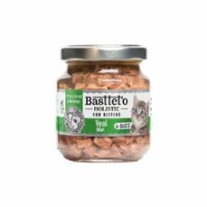 Корм влажный для котят Basttet`o Holistic, кусочки филе телятины в соусе 130 г