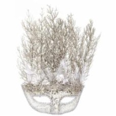 Маска карнавальная 29x7x30 см AWR302140 золотой