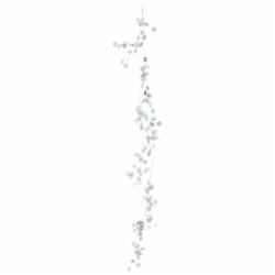 Гирлянда декоративная IB кольцами серебряный 1,2 м (A3-56083)
